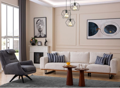 Luxus Wohnzimmer Set 2tlg. Design Sofagarnitur 4+1 Sitzer Couchen Möbel